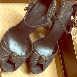 Gucci heels with platform